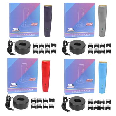 Электрическая машинка для стрижки волос из нержавеющей стали, беспроводная, профессиональная мужская стрижка, набор для стрижки