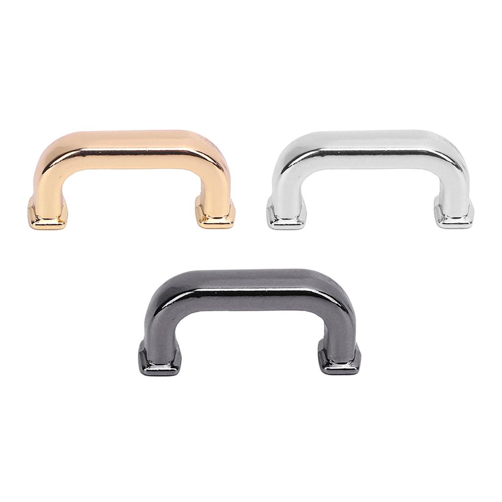 20 шт. Пряжка-арка квадратная 17x8x5 мм сплав D-образное кольцо соединительная пряжка с винтами PH для сумки ручки