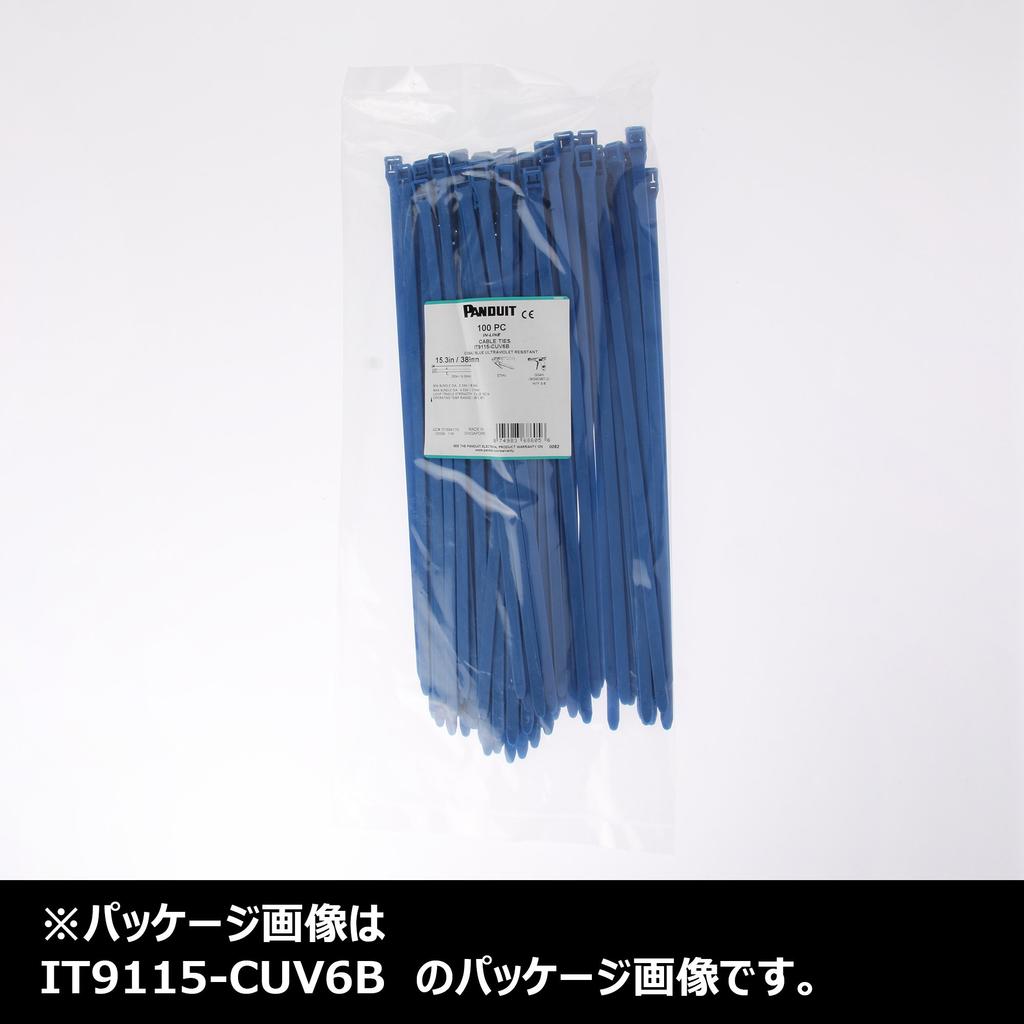 Panduit Cable Ties, In-Line Ties, Weather-Resistant, Cobalt Blue, IT9115-CUV6B