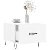 White Coffee Table 50 x 50 x 40 cm Engineered Wood