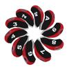 10pcs Waterproof Golf Club Iron Head Covers Putter Set Protector Case Golf Accessory