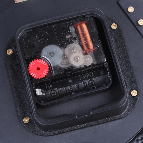 Fashion Rhinestone Inlaid 3D Silent Quartz Wall Clock Home Bedroom Hanging Decor