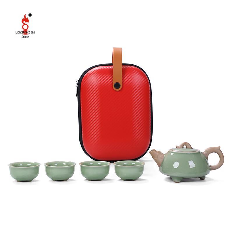 Керамический чайный набор из 5 предметов Bafang Li Ge Kiln