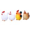 Cartoon Easter Chicken Figurines Cute Chicken Desktop Decoration  Outdoor Garden Lawn