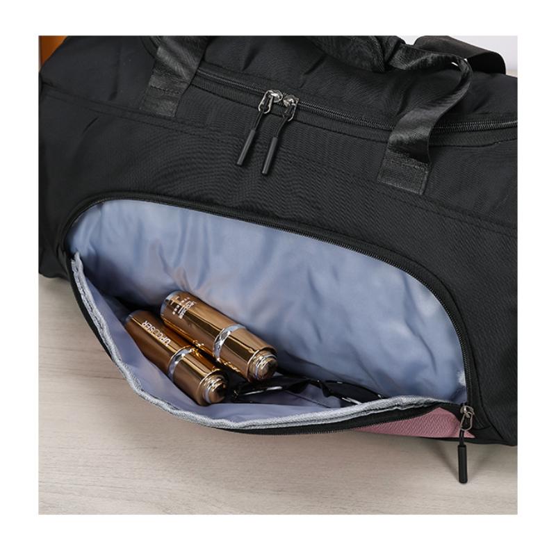 New Leisure Sports Fitness Bag Unisex Fashion High Capacity Short Distance Travel Bag Dry and Wet Separation Independent Shoe Pocket Nylon Luggage Bag