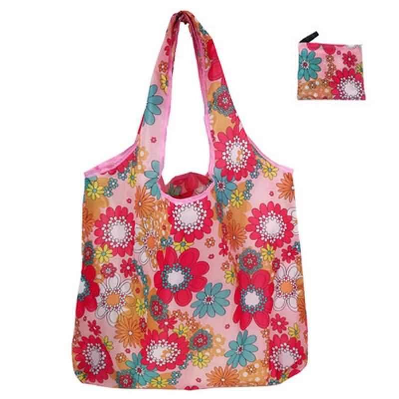 Многоразовые сумки для покупок, складные сумки для продуктов с сумкой на молнии