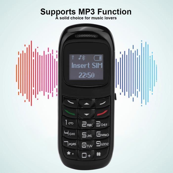 Мини Bluetooth-телефон - Tbest - BM70 - Bluetooth-наушник - Карта Nano SIM - Аккумулятор высокой емкости