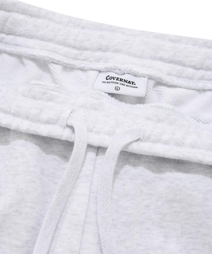 COVERNAT Authentic Logo Sweat Jogger Pants Heather Grey