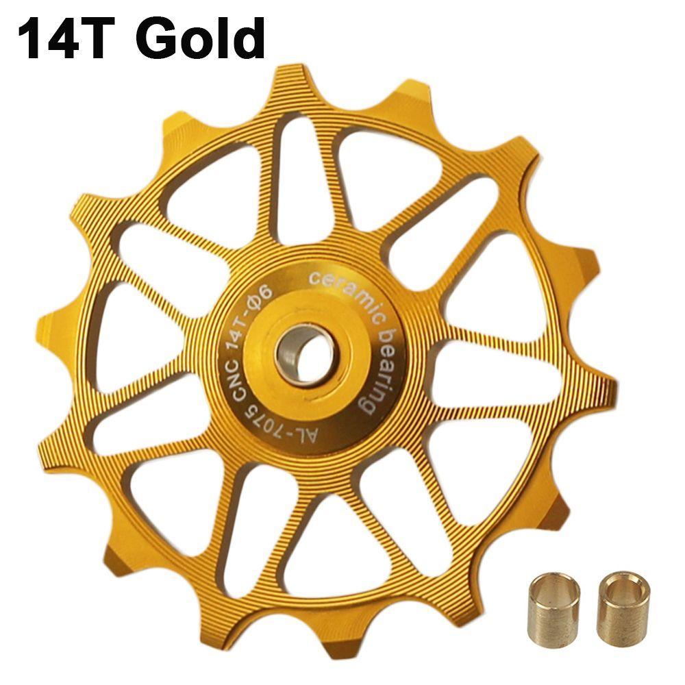 14T Rear Derailleur Pulley Ceramic Pulley Rear Derailleur Road Bike Bearing MTB Ceramic Bearing