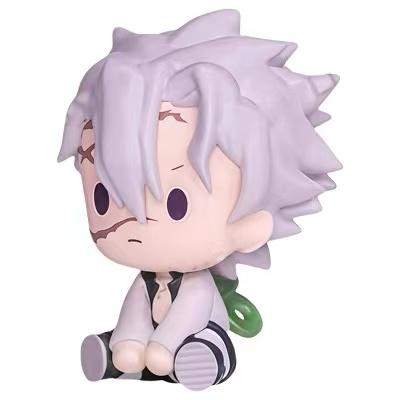 Genuine Action Figure Kimetsu No Yaiba Akaza Kochou Shinobu Genuine Action Figure Small Round Eyes Gacha Figure Model Toys