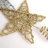 Sparkling Small Christmas Star Toppers Delicate Star Toppers for Christmas Tree Elegant Holiday Decoration
