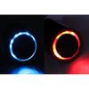Polished Car Exhaust Pipe Muffle Blue Red LED Glowing Long Lasting Auto Exhaust Tip Muffler Replacement