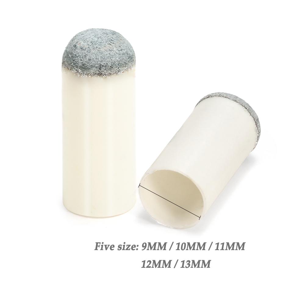 100 шт. Насадки для кия для пула, насадки для бильярдного кия, головка бильярдного кия 9 мм 10 мм 11 мм 12 мм 13 мм