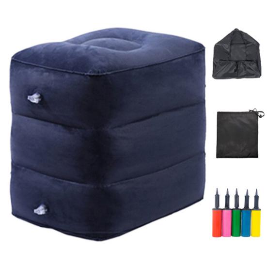 Надувная подставка для ног в самолете, регулируемая по высоте, износостойкая, супермягкая подставка для ног для путешествий, удлинитель кресла в самолете