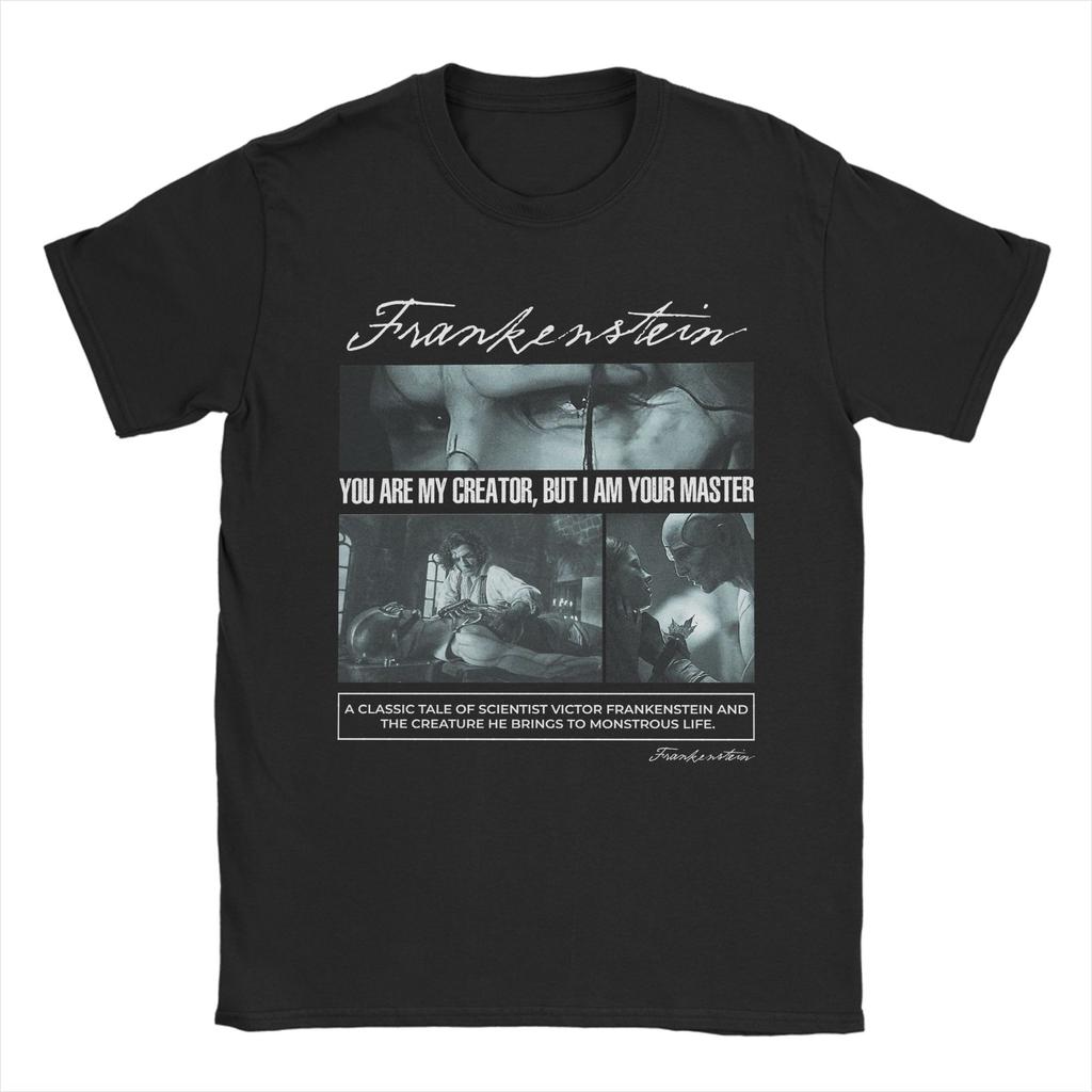 Mens Womens Frankenstein Movie 2025 T Shirt 100% Cotton Fashion T-Shirt  Top Clothing