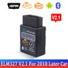 Elm327 Bluetooth OBD2 V1.5 Elm 327 V 1.5 OBD 2 Автомобильный диагностический инструмент сканер Мини Elm-327 Адаптер OBDII Автодиагностический инструмент