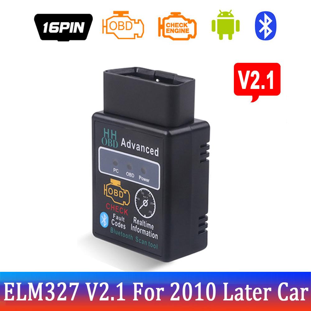 Elm327 Bluetooth OBD2 V1.5 Elm 327 V 1.5 OBD 2 Автомобильный диагностический инструмент сканер Мини Elm-327 Адаптер OBDII Автодиагностический инструмент