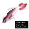 FishKing1/21pcs Lead Jig Soft Lure For Pike Muskie Bass Minnow Lure Length 8CM 10CM Weight 8.5G 21.5G