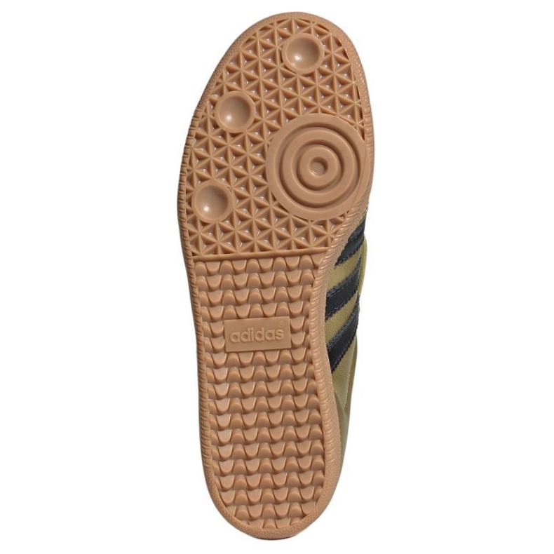 adidas Женские кроссовки Samba LT Золотисто-металлик Черный с коричневой подошвой Core-Black JH5708