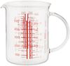 Мерный стакан из термостойкого стекла iwaki, мерный стакан 500 мл с ручкой BTMC500T-R