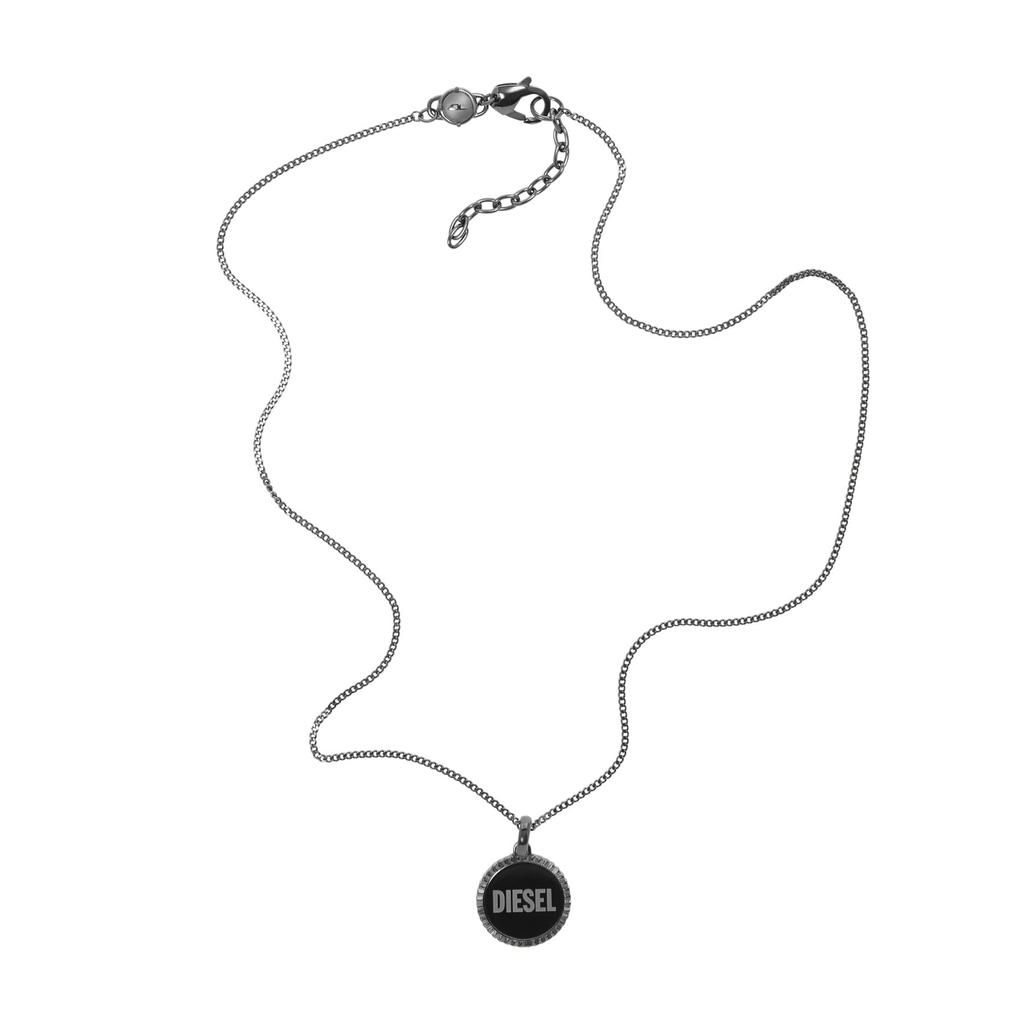 Diesel Men's Stainless Steel Pendant or Chain Necklace, One Size, Stainless Steel, No Jewels.