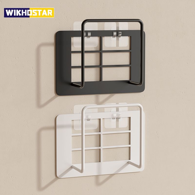 Легко устанавливаемый настенный кронштейн для фрезера без сверления - стильный белый чугун, многоцелевая стойка для хранения