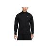 Nike Solid Color Comfortable Soft Knitted Versatile Jacket Men Jackets Black FV8963-010