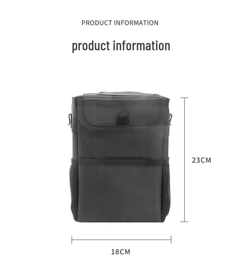 Portable Waterproof Car Trash Can and Storage Bag with Large Capacity