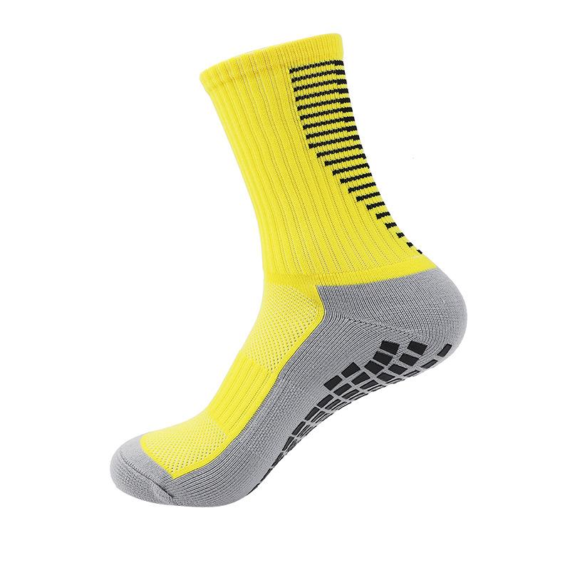 Силиконовый дизайн Stay Put Grip Наколенники/Нарукавники для футбола Такроу Мужские Женские Спортивные Баскетбольные Носки с захватом Футбольные Носки идеально подходят для любого случая