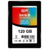 Silicon Power Slim S55 120GB SATA SSD | 550MB/s read speed | 420MB/s write speed | 36-month warranty