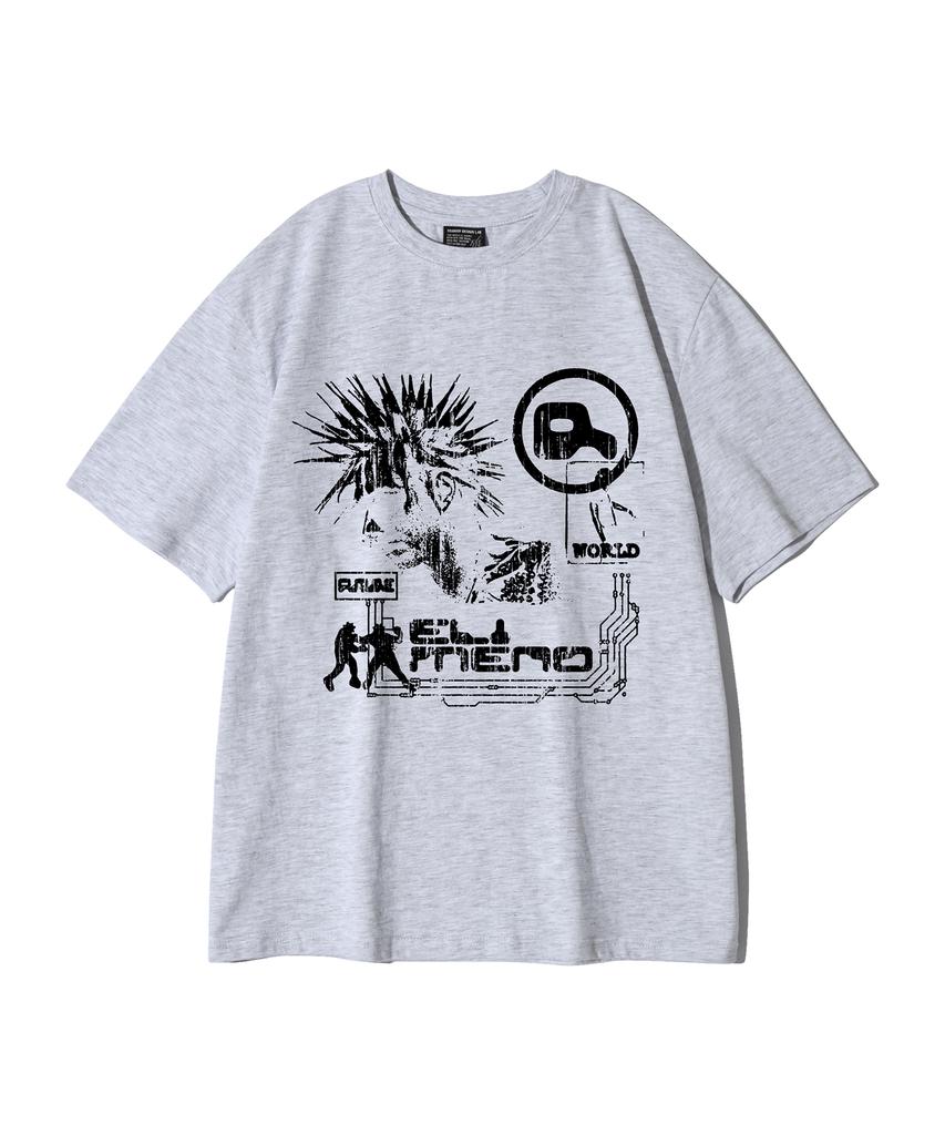 ELIMENO El Real Life Short Sleeve T-Shirt Melange