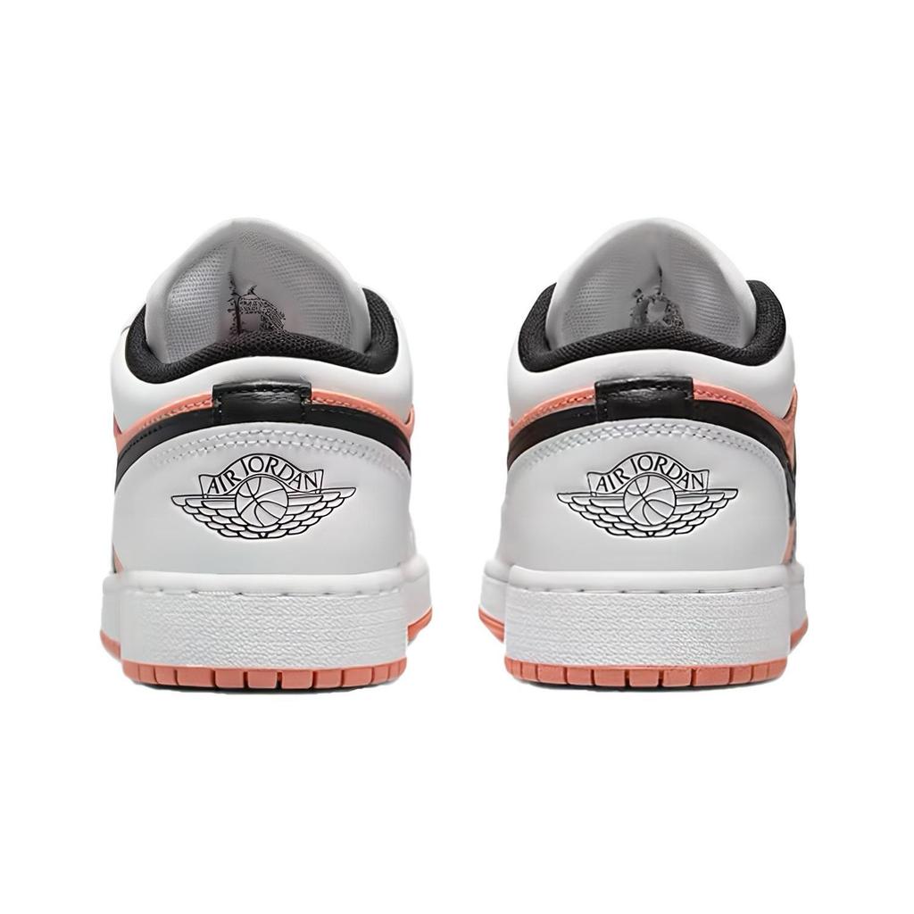 Детские кроссовки Air Jordan 1 Low GS Light Madder Root Розовый Белый Черный DM8960-801