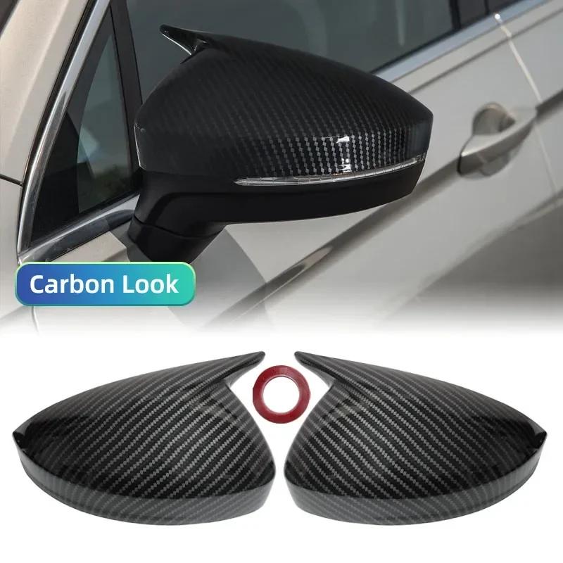 1 пара M крышка зеркала заднего вида боковая для Volkswagen VW Tiguan MK2 2017 - 2025 крышки отделки зеркала заднего вида