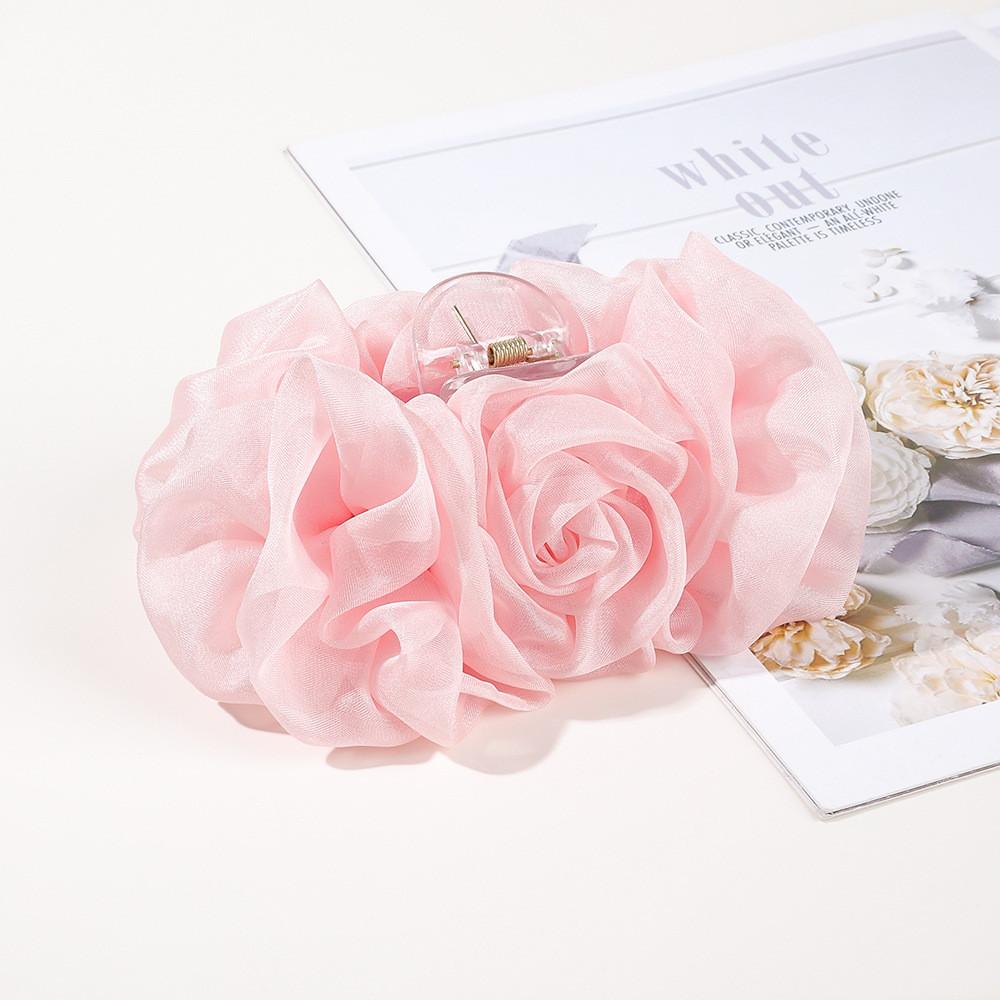 Double Sided Bow-Knot Grab Clip Hairpins Big Size Bow Velvet Hair Claws Korean Hair Clip Hair Style Accessories Fashion Barrette