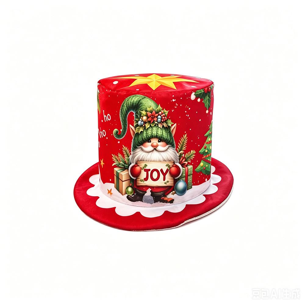 New American Christmas Hat Uncle Sam Hat Holiday Decoration Props Children's Cartoon Top Hat Top Hat