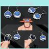 Новые японские аниме серьги One Piece оптом, вращающиеся серьги Белоуса Эйса