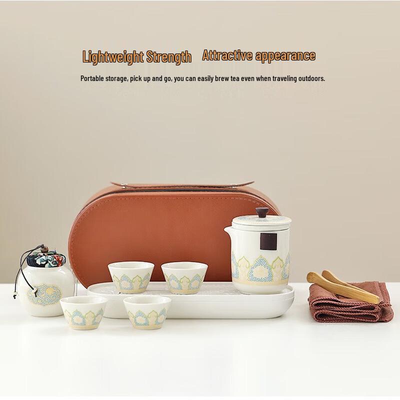 Dunhuang Ink Style Travel Tea Set