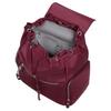 Samsonite Karissa Evo Brand Logo Flap Closure Fabric Backpack Women backpack Burgundy KP2-00009