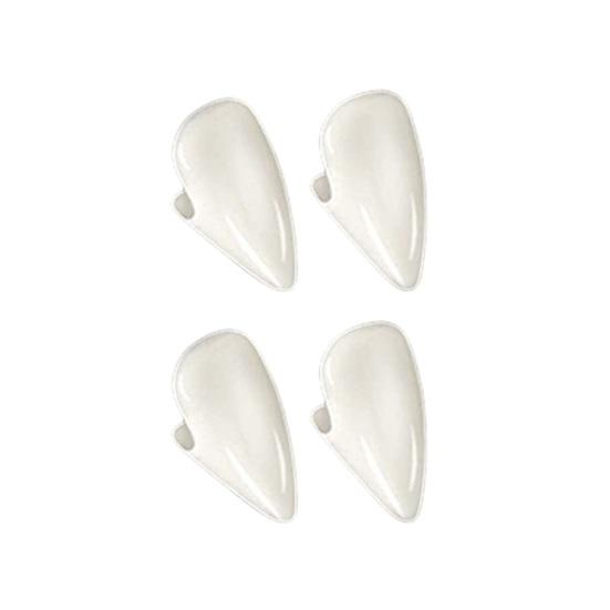 Яркие протезы на Хэллоуин выделяются реалистичными зубами. Сложная имитация протеза широкого применения.