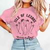 Vintage LGBT Clothes ISLE OF LESBOS Lesbian Streetwear GAY Pride Month Bisexual Couples Matching T Shirt Women Men Y2K Tops