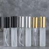 10/20/50 шт. Матовый золотой флакон-спрей, многоразовый флакон, стеклянные пробники, косметический контейнер, флакон-атомайзер для духов, оптом