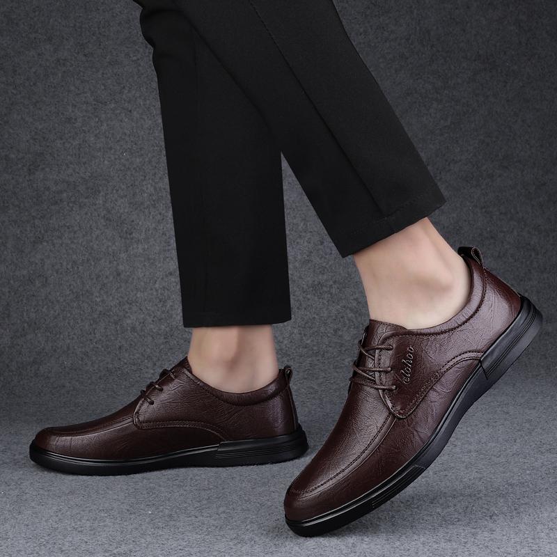 Мужская деловая кожаная обувь Дерби Классические туфли