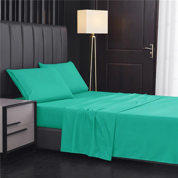 Bedding Set 4PCS /3PCS Full Set Bed Mattress Flat Sheet Mattress Cover Deep Pocket Sheet with Elastic Band