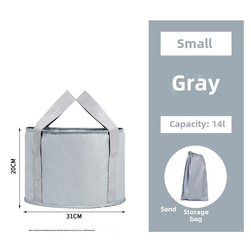 Складная дорожная ванночка для ног: Портативный, изолированный, сверхглубокий дизайн для защиты икр; Универсальное решение для домашних ванночек для ног.
