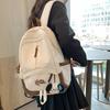 Women's Schoolbag College Style Student Backpack Color Block Travel Backpack