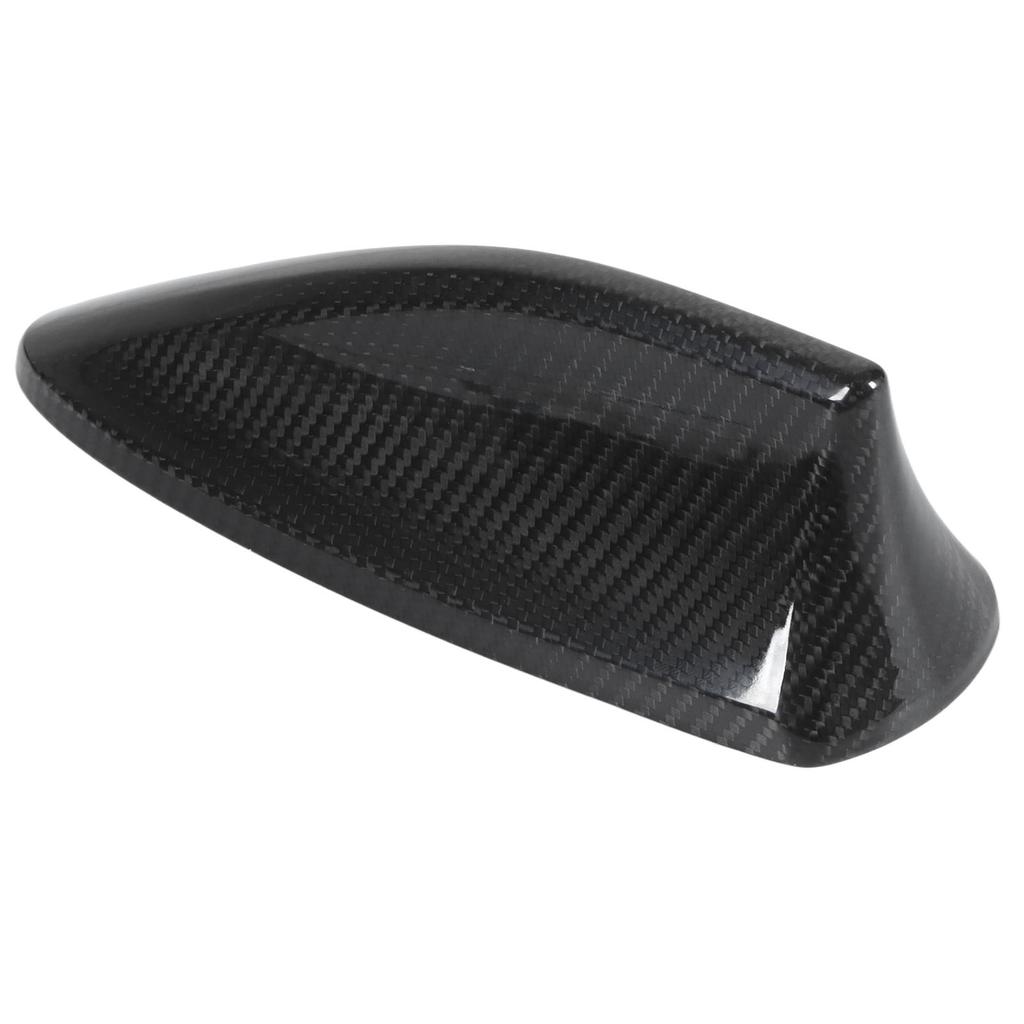 Shark Fin Antenna Cover Black Self Adhesive Carbon Fiber Decoration Antenna Cover Replacement for