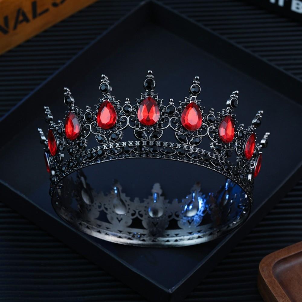 Elegant Bridal Tiara Vintage Crystal Headpieces King Rhinestone Wedding Crown Special Event