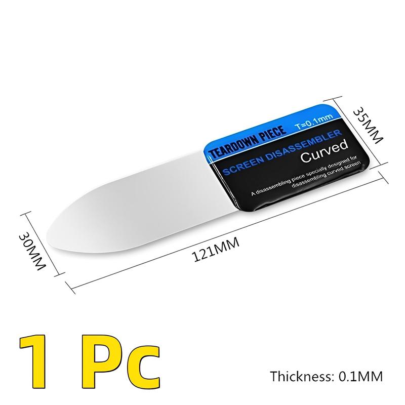 1-5 шт., изогнутый ЖК-экран мобильного телефона, инструмент для вскрытия пластиковой карты, ультратонкий гибкий мобильный телефон, разборка из стали и металла