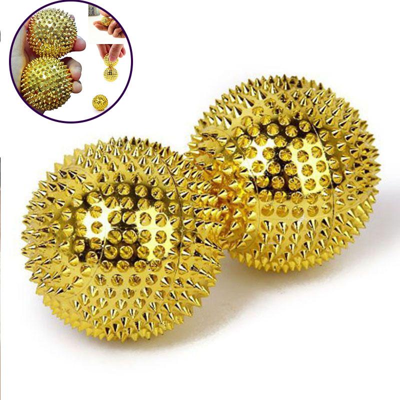 Магнитный массажный мяч для снятия мышц, физиотерапия, массажный мяч для рук, фитнес, шипастый АБС-пластик