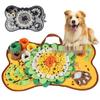 Коврик для вынюхивания для питомцев в форме косточки | Обонятельная тренировочная головоломка и игрушка-медленная кормушка